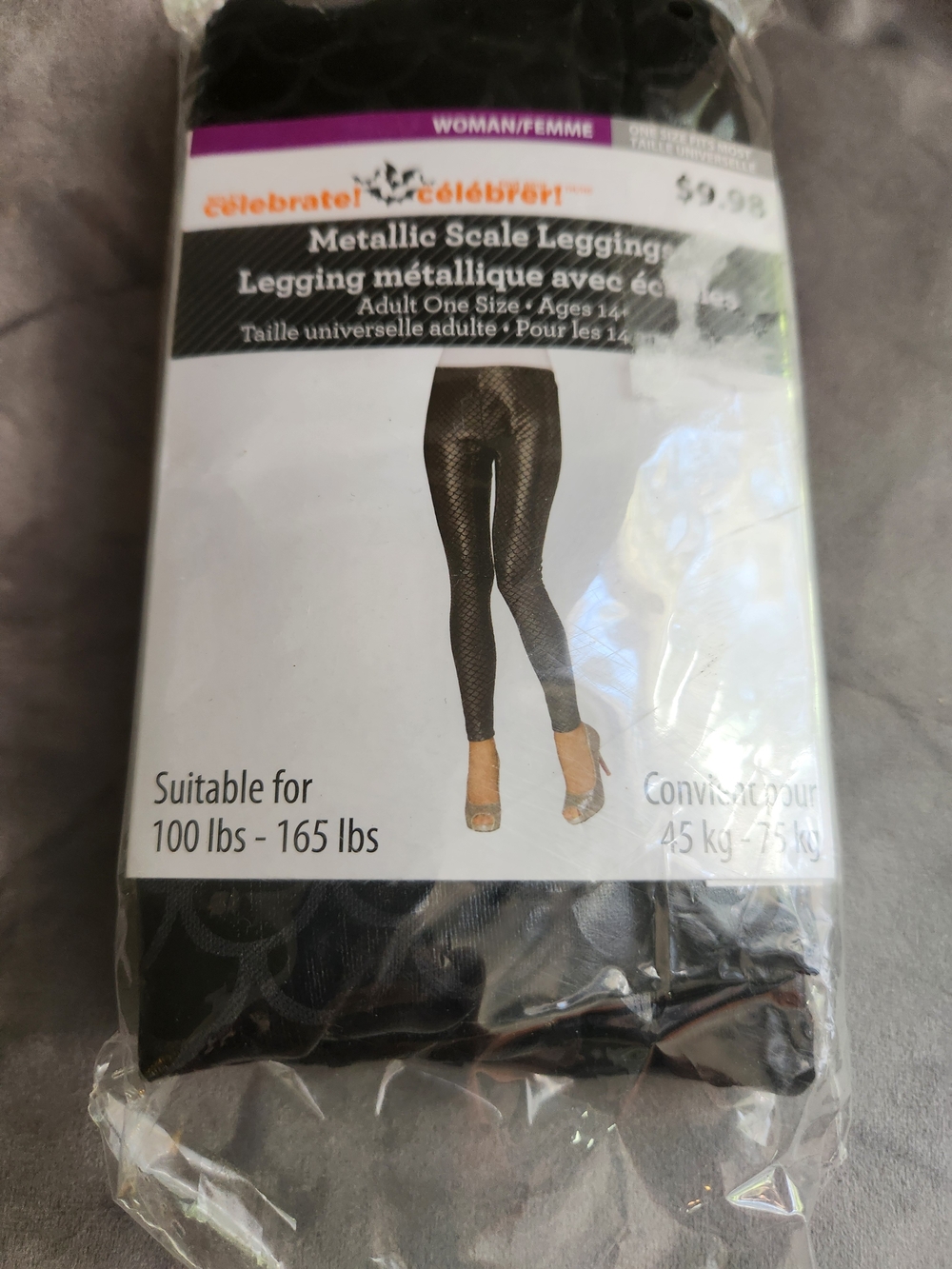 NWT Metallic Scale Leggins - One size - Halloween - Mermaid